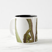 Tasse 2 Couleurs Pousses 2 de fougère (Devant gauche)