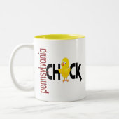 Tasse 2 Couleurs Poussin 1 de la Pennsylvanie (Gauche)