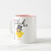 Tasse 2 Couleurs Poussin 2 de claquettes (Devant gauche)