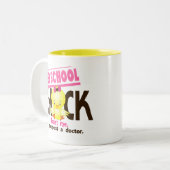 Tasse 2 Couleurs Poussin 3 d'école de Med (Devant gauche)
