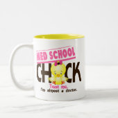 Tasse 2 Couleurs Poussin 3 d'école de Med (Gauche)