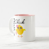 Tasse 2 Couleurs Poussin de ballet (Devant gauche)
