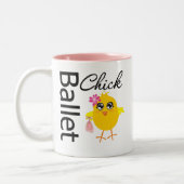 Tasse 2 Couleurs Poussin de ballet (Gauche)