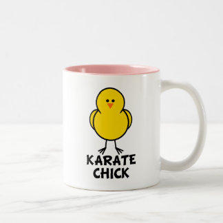 Tasse 2 Couleurs Poussin de karaté