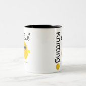 Tasse 2 Couleurs Poussin de tricot (Centre)
