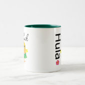 Tasse 2 Couleurs Poussin d'Hawaï de danse polynésienne (Centre)
