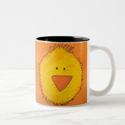 Tasse 2 Couleurs Poussin peint (Droit)