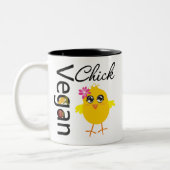 Tasse 2 Couleurs Poussin végétalien (Gauche)