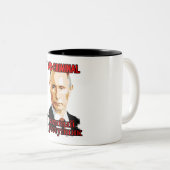 Tasse 2 Couleurs poutine-2980748 criminel de guerre (Devant droit)