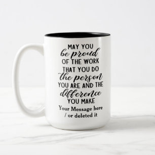 Tasse 2 Couleurs pouvez-vous être fier du travail que vous accompli