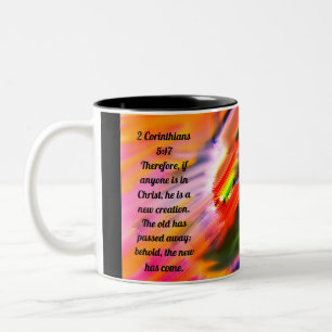 Tasse 2 Couleurs pouvoir d'amour jésus