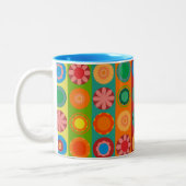 Tasse 2 Couleurs Pouvoir des fleurs en rangées (Gauche)