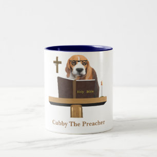Tasse 2 Couleurs Pracher de chien