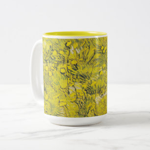 Tasse 2 Couleurs Prairie de Van Gogh - Fleurs sauvages jaunes vives