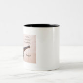 Tasse 2 Couleurs Prairie Dog - drôle - Joyeux anniversaire (Centre)