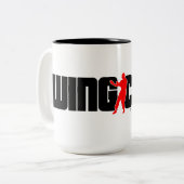 Tasse 2 Couleurs Praticien de Wing Chun (Devant gauche)