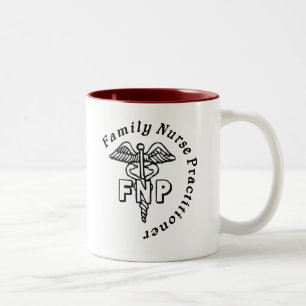 TASSE 2 COULEURS PRATICIENNE D'INFIRMIÈRE DE FAMILLE DU CADUCÉE F