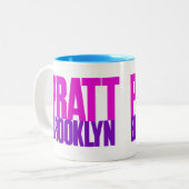 TASSE 2 COULEURS PRATT BROOKLYN (Devant gauche)