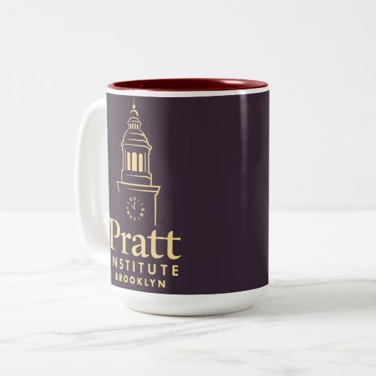 Tasse 2 Couleurs Pratt institute (Devant gauche)