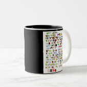 Tasse 2 Couleurs Prayer de seigneur (Devant droit)