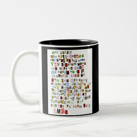 Tasse 2 Couleurs Prayer de seigneur (Gauche)