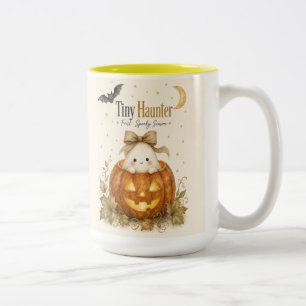 Tasse 2 Couleurs Premier bébé de saison effrayante Halloween aquare