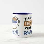 Tasse 2 Couleurs Premier Café Puis Strumstick Music Lover (Centre)