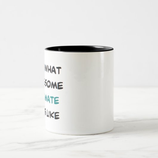 Tasse 2 Couleurs premier maté, génial (Centre)