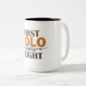 Tasse 2 Couleurs Premier vol solo (Devant droit)