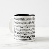 Tasse 2 Couleurs Première de Sonate pour le violon et le clavecin (Devant gauche)