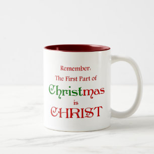 Tasse 2 Couleurs Première pièce de KRW de Noël
