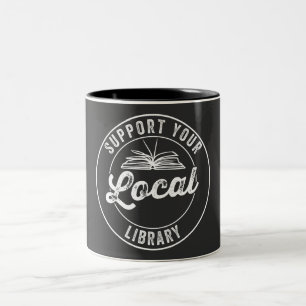 Tasse 2 Couleurs prendre en charge votre libraire localY Carré Stic