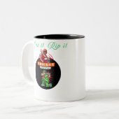 Tasse 2 Couleurs Prends-le. Extrait-le. (Devant gauche)