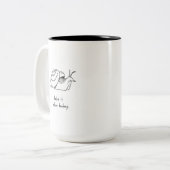 Tasse 2 Couleurs Prends ton temps (Devant gauche)