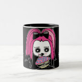 Tasse 2 Couleurs Prenez garde des petits gâteaux ! (Centre)