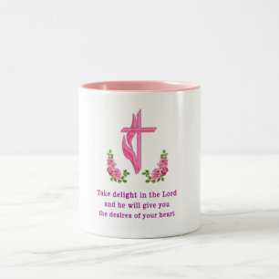 Tasse 2 Couleurs prenez plaisir au Seigneur