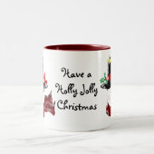 Tasse 2 Couleurs Prenez un Holly Jolly Christmas (Centre)