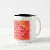 Tasse 2 Couleurs Préoccupation (Devant droit)