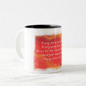 Tasse 2 Couleurs Préoccupation (Devant gauche)