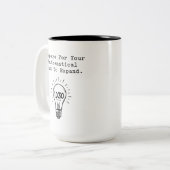 Tasse 2 Couleurs Prepare Your Mathematical Mind To Expand (Devant gauche)