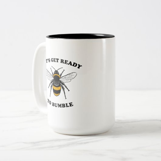 Tasse 2 Couleurs Préparons-nous à battre (Devant gauche)