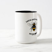 Tasse 2 Couleurs Préparons-nous à battre (Devant droit)