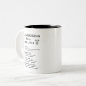 Tasse 2 Couleurs Présentation des analystes de données - Définition (Devant gauche)