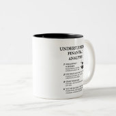 Tasse 2 Couleurs Présentation des analystes financiers (Devant droit)
