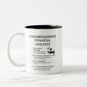 Tasse 2 Couleurs Présentation des analystes financiers