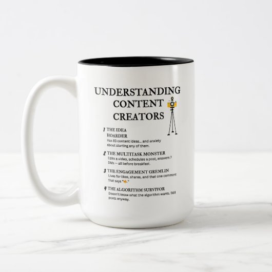 Tasse 2 Couleurs Présentation des créateurs de contenu (Gauche)