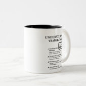 Tasse 2 Couleurs Présentation des traducteurs (Devant droit)