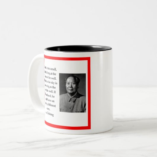 Tasse 2 Couleurs Président Mao (Devant gauche)