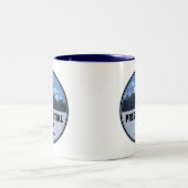 Tasse 2 Couleurs Presidential Range New Hampshire Camping (Centre)
