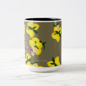 Tasse 2 Couleurs Pressage de citron (Centre)